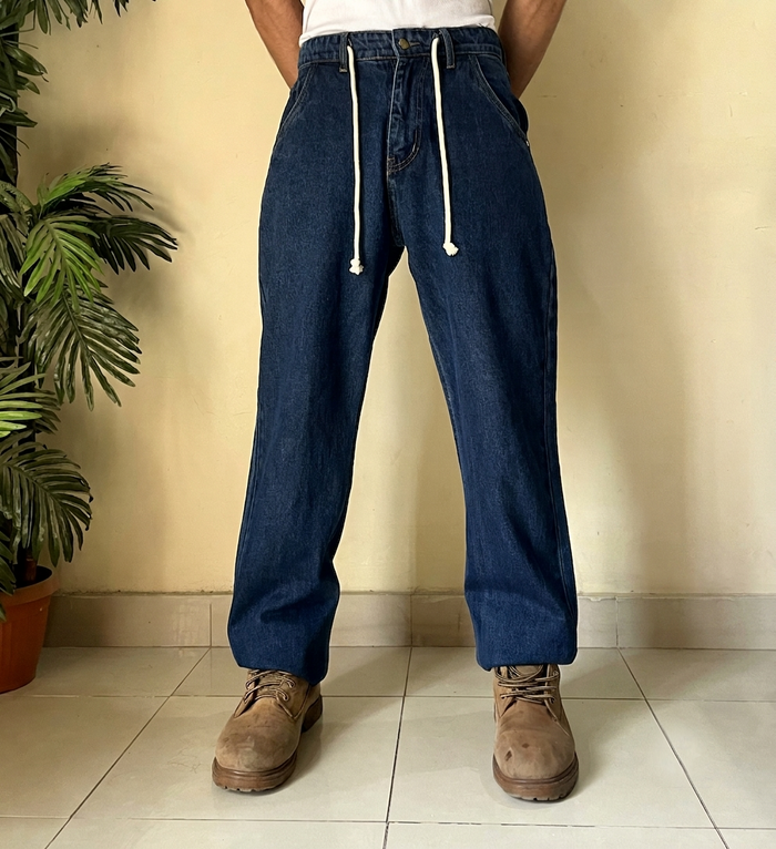 Denim Dark Blue Jeans